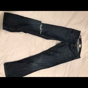 Banana Republic dark wash jeans.